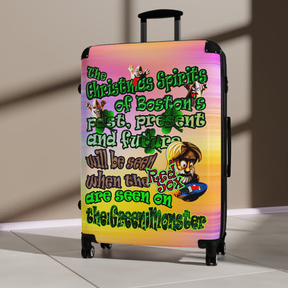 christmas spirits of boston - Suitcase (color blur)