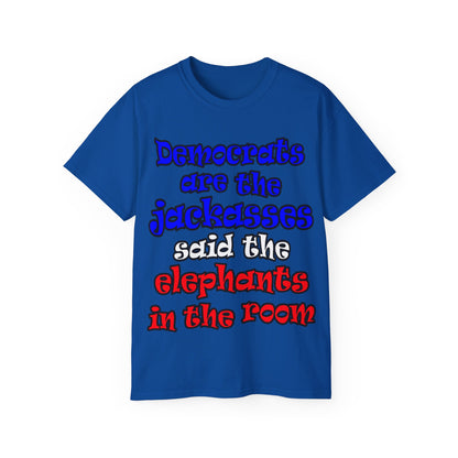 donkeys and elephants - Unisex Ultra Cotton Tee