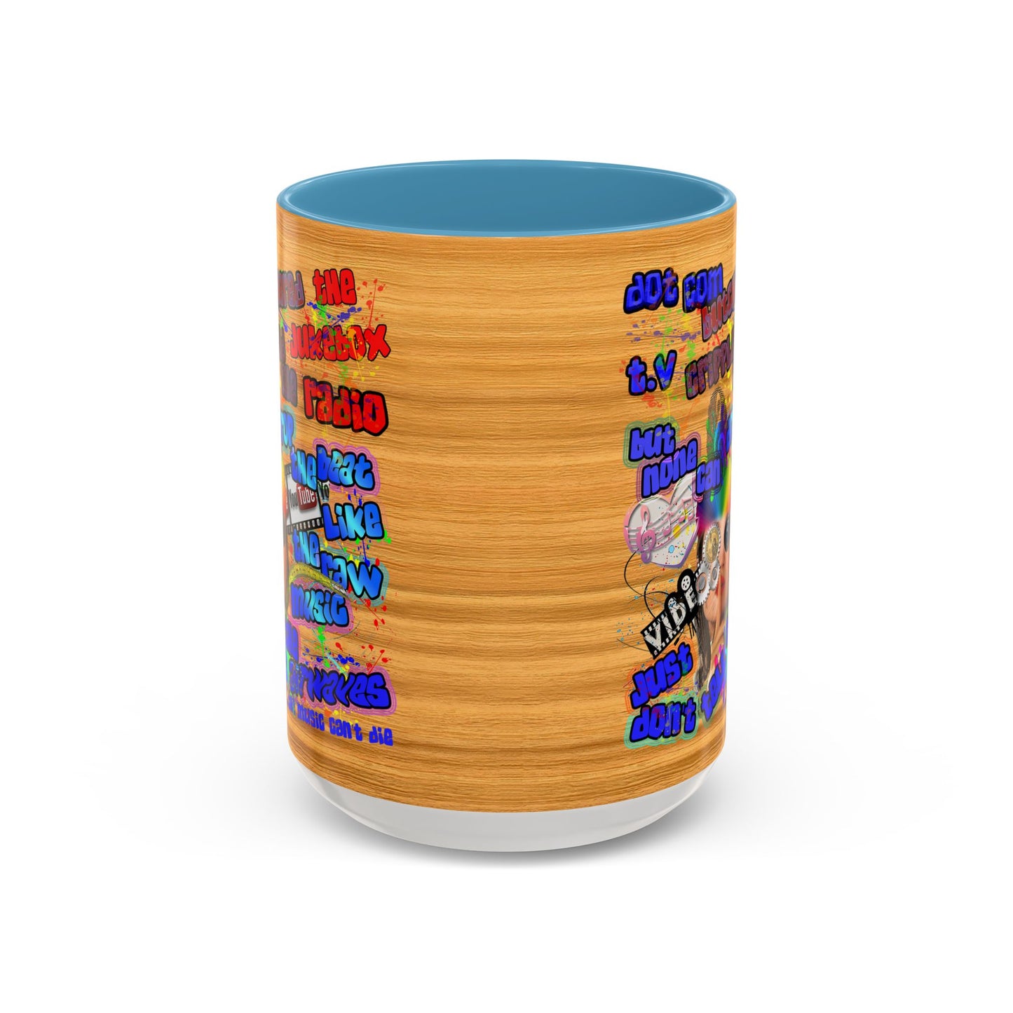 drop the beat - Accent Mug (butterscotch wood finish)