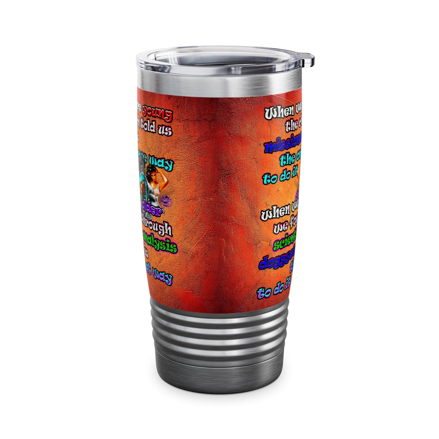 doggystyle - Ringneck Tumbler, 20oz (burnt orange)