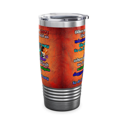 doggystyle - Ringneck Tumbler, 20oz (burnt orange)