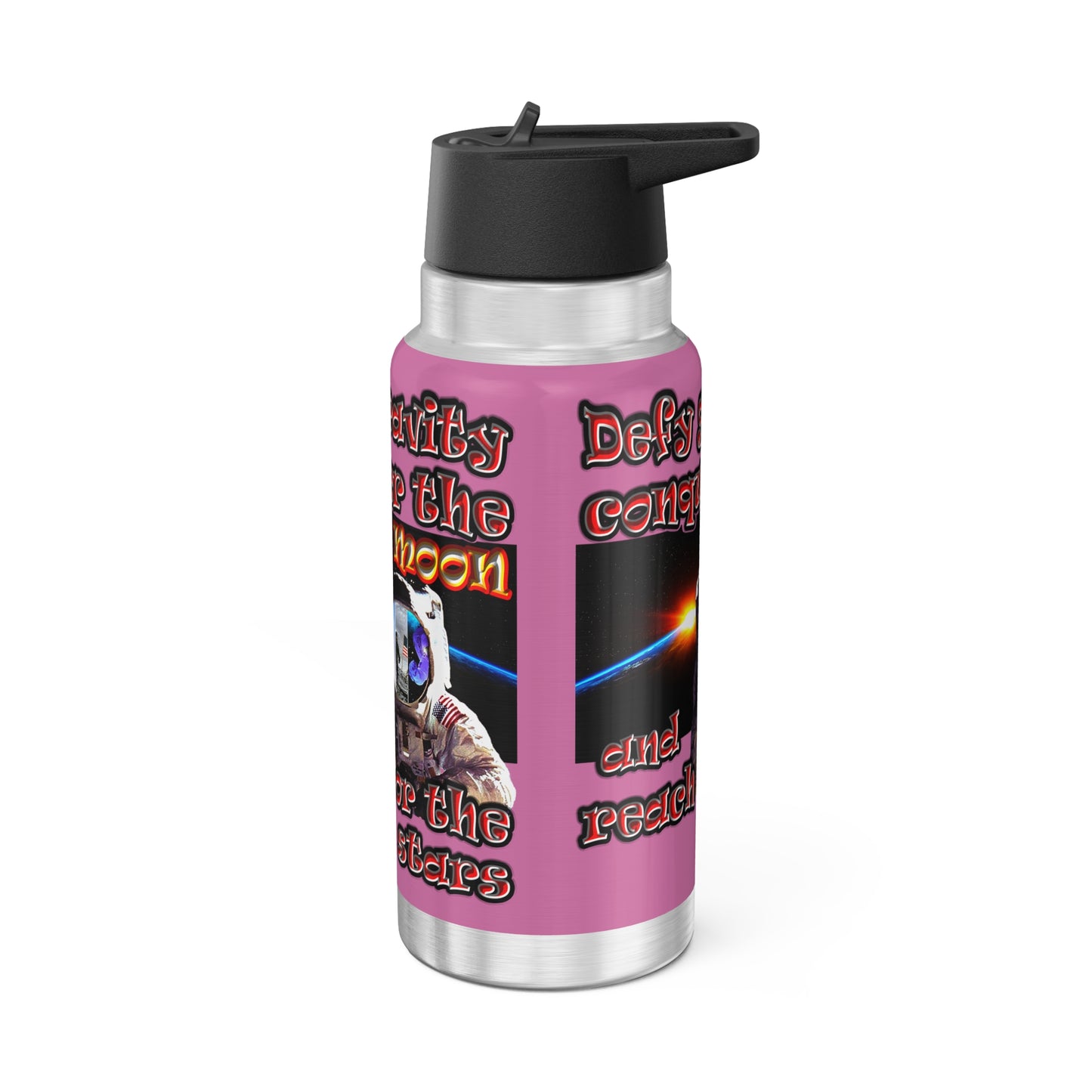 defy conquer reach - Gator Tumbler, 32oz (light pink)