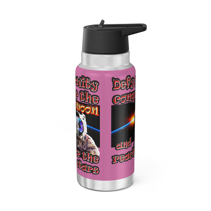 defy conquer reach - Gator Tumbler, 32oz (light pink)
