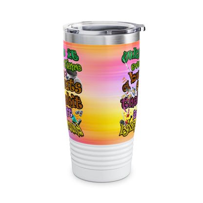 the bum's shit - Ringneck Tumbler, 20oz (color blur)