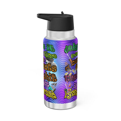the bum's shit - Gator Tumbler, 32oz (purple wave)