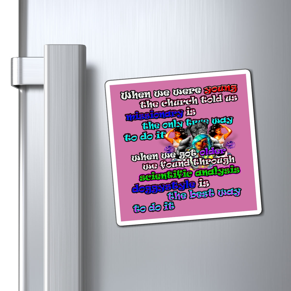 doggystyle - Magnets - (light pink)