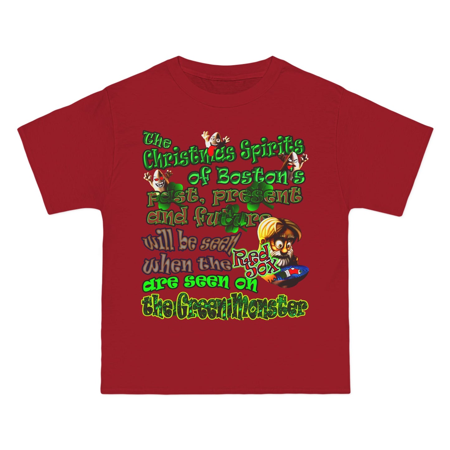 christmas spirits of boston - Beefy-T®  Short-Sleeve T-Shirt