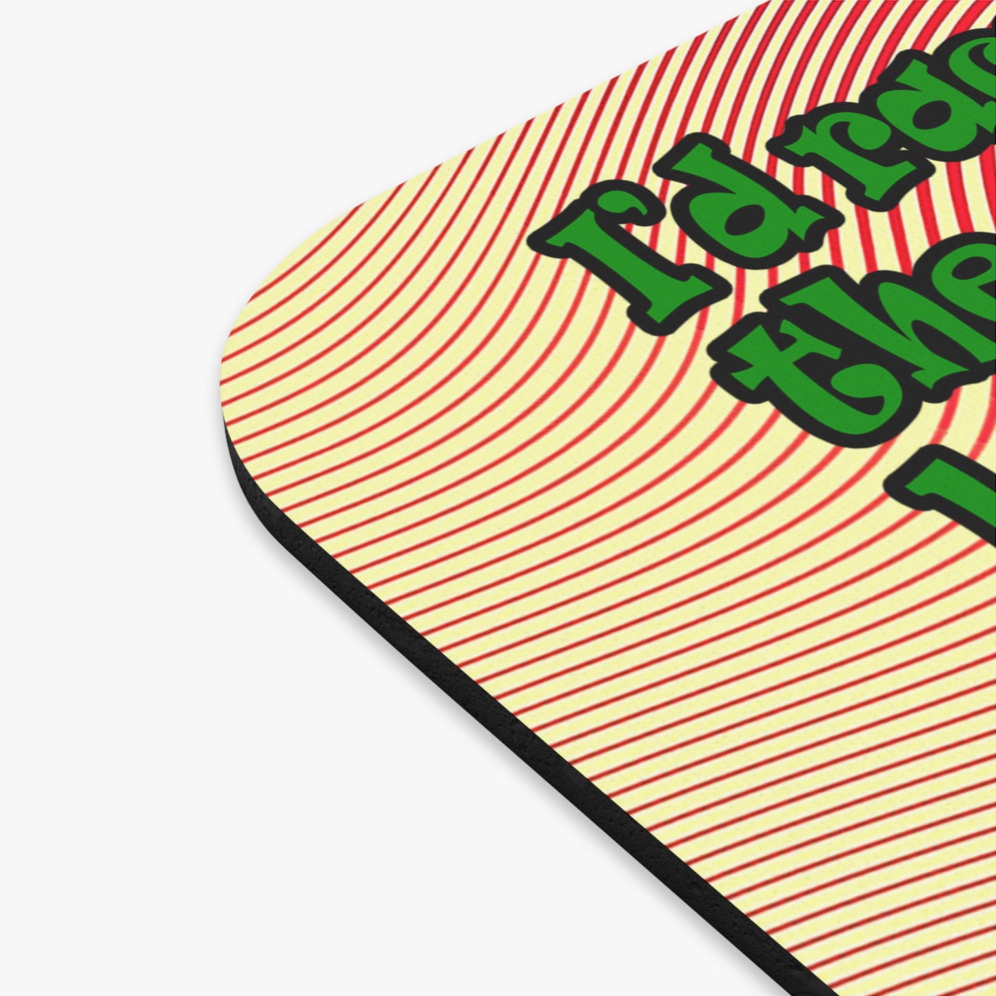 turtle race - Mouse Pad (Rectangle) (yellow-orange wave)