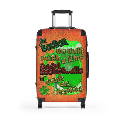 celtics logo - Suitcase (burnt orange)