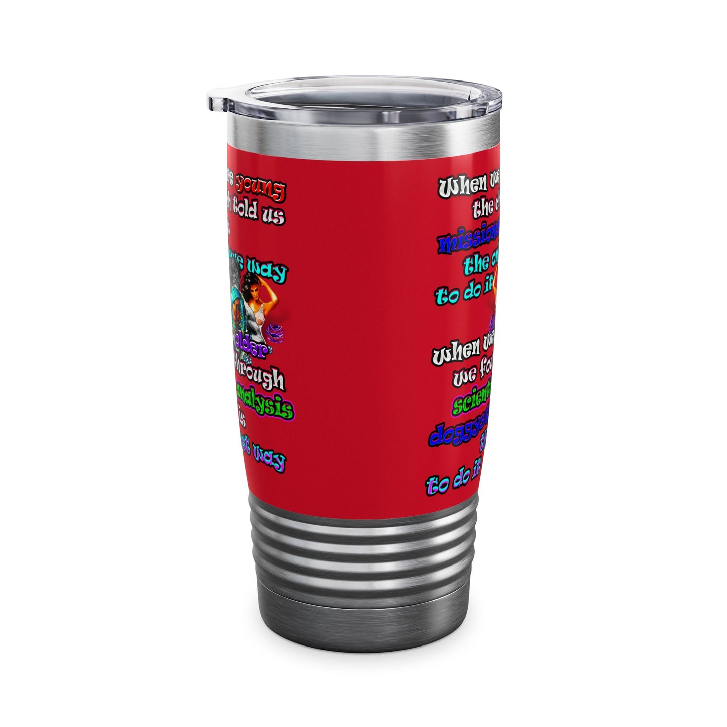 doggystyle - Ringneck Tumbler, 20oz (dark red)