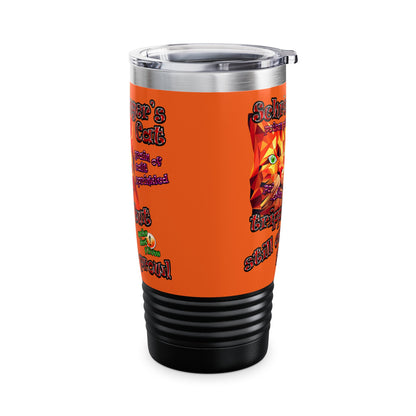 schrodinger's cat - Ringneck Tumbler, 20oz (orange)