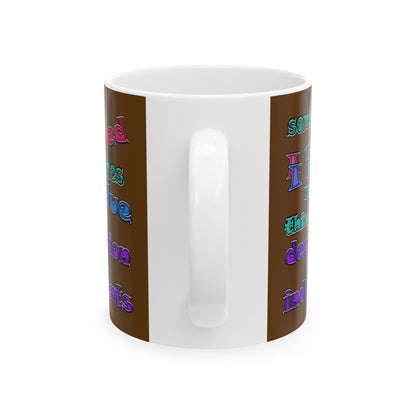 declaration of the independents - White Mug (brown)