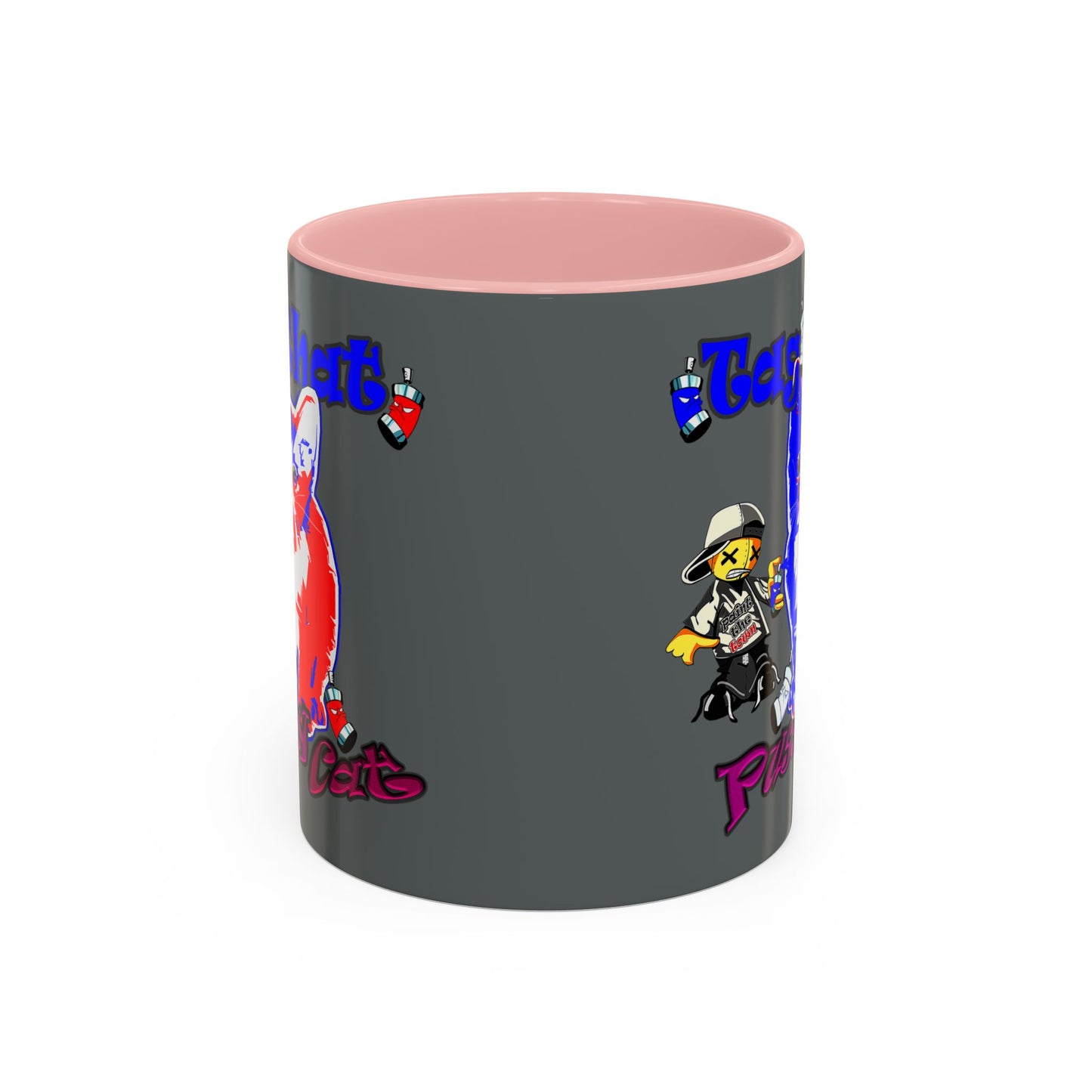 tag that - Accent Mug (dark grey)
