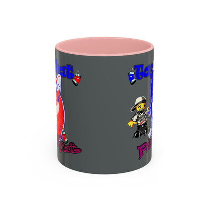 tag that - Accent Mug (dark grey)
