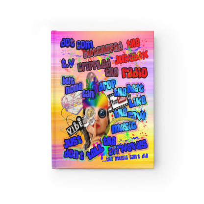 drop the beat - journal-lined (color blur)