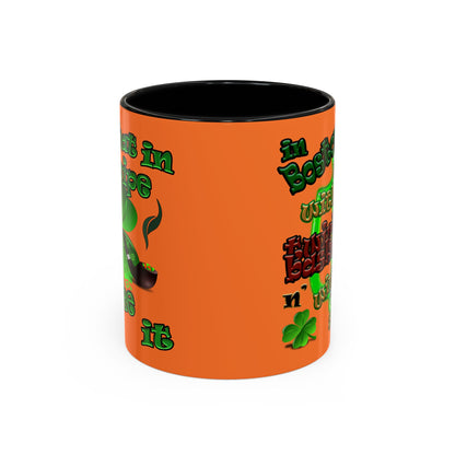 celtics logo - Accent Mug (crusta)