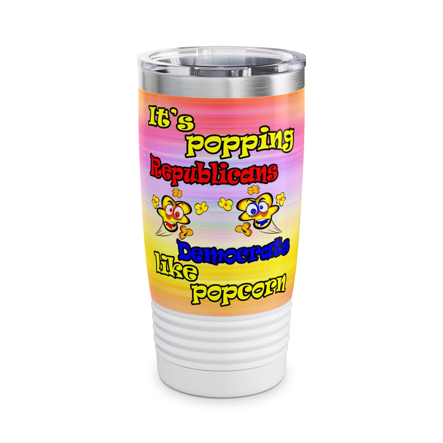 popping like popcorn - Ringneck Tumbler, 20oz (color blur)