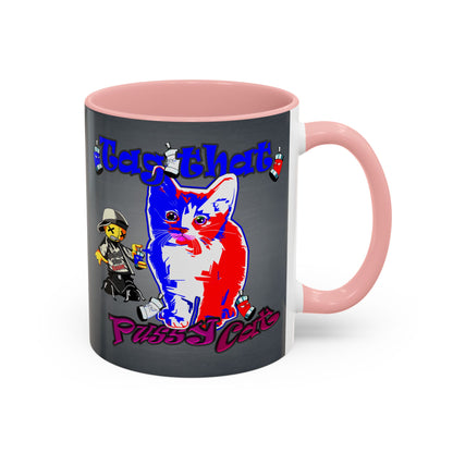 tag that - Accent Mug (grey-light grey)