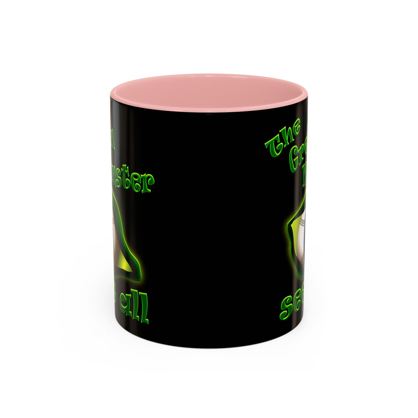green monster - Accent Mug (black)