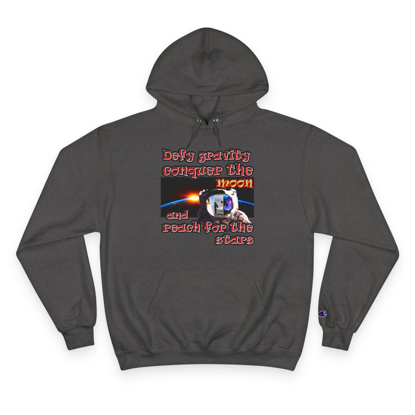 defy conquer reach - Champion Hoodie
