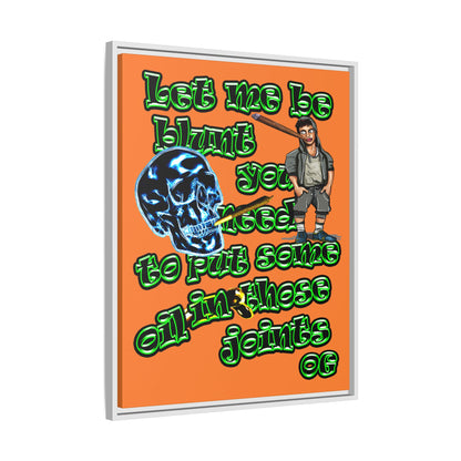 og - framed canvas art (crusta)