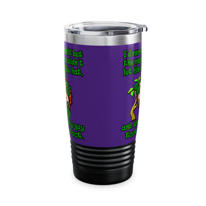 turtle race - Ringneck Tumbler, 20oz (purple)