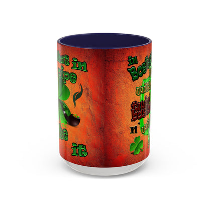 celtics logo - Accent Mug (burnt orange)