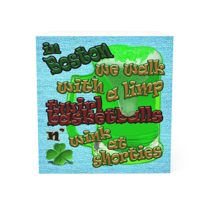 celtic's logo - note cube (faded blue)