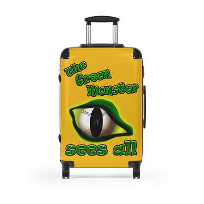 green monster - Suitcase (yellow)