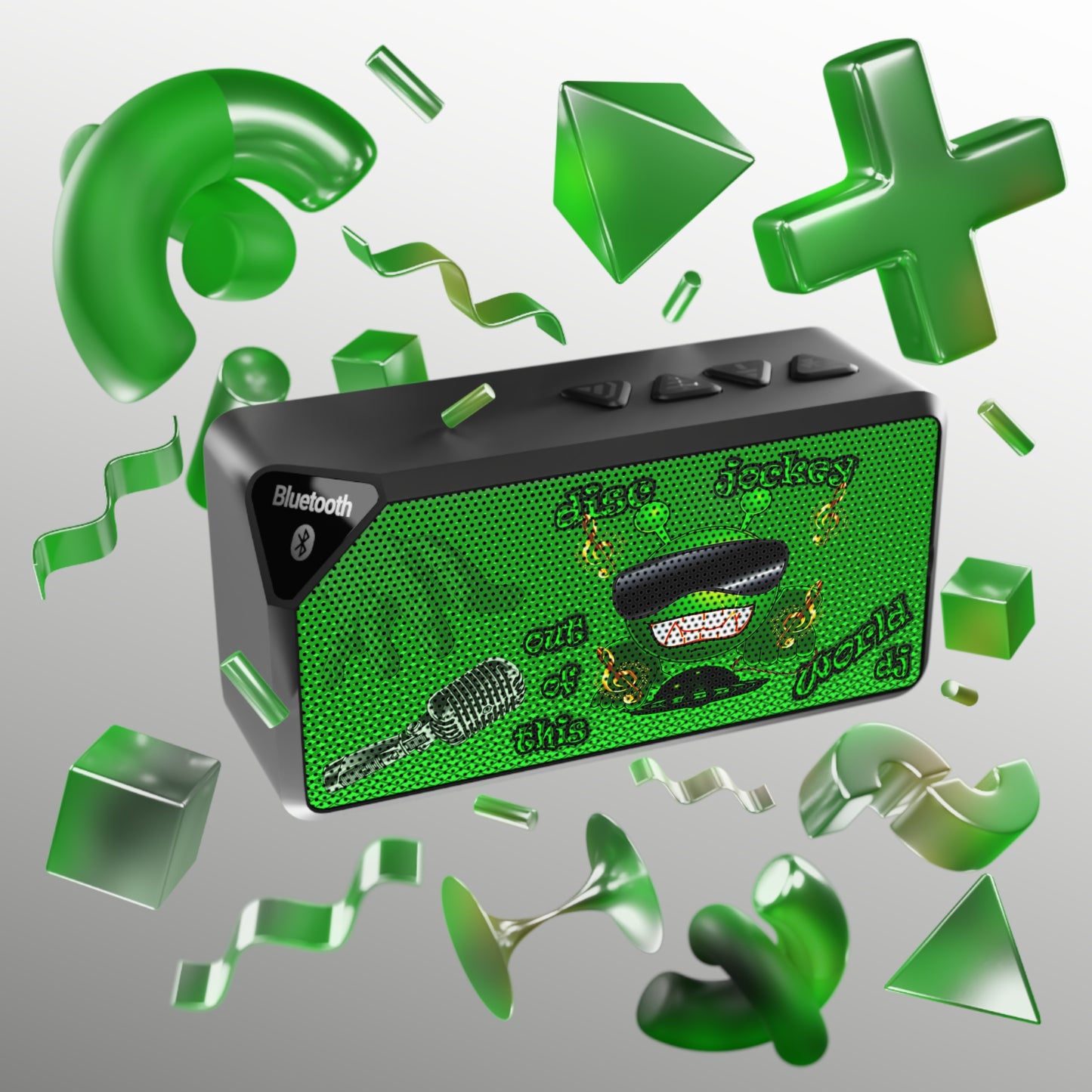 disc jockey - Jabba Bluetooth Speaker (logo green)