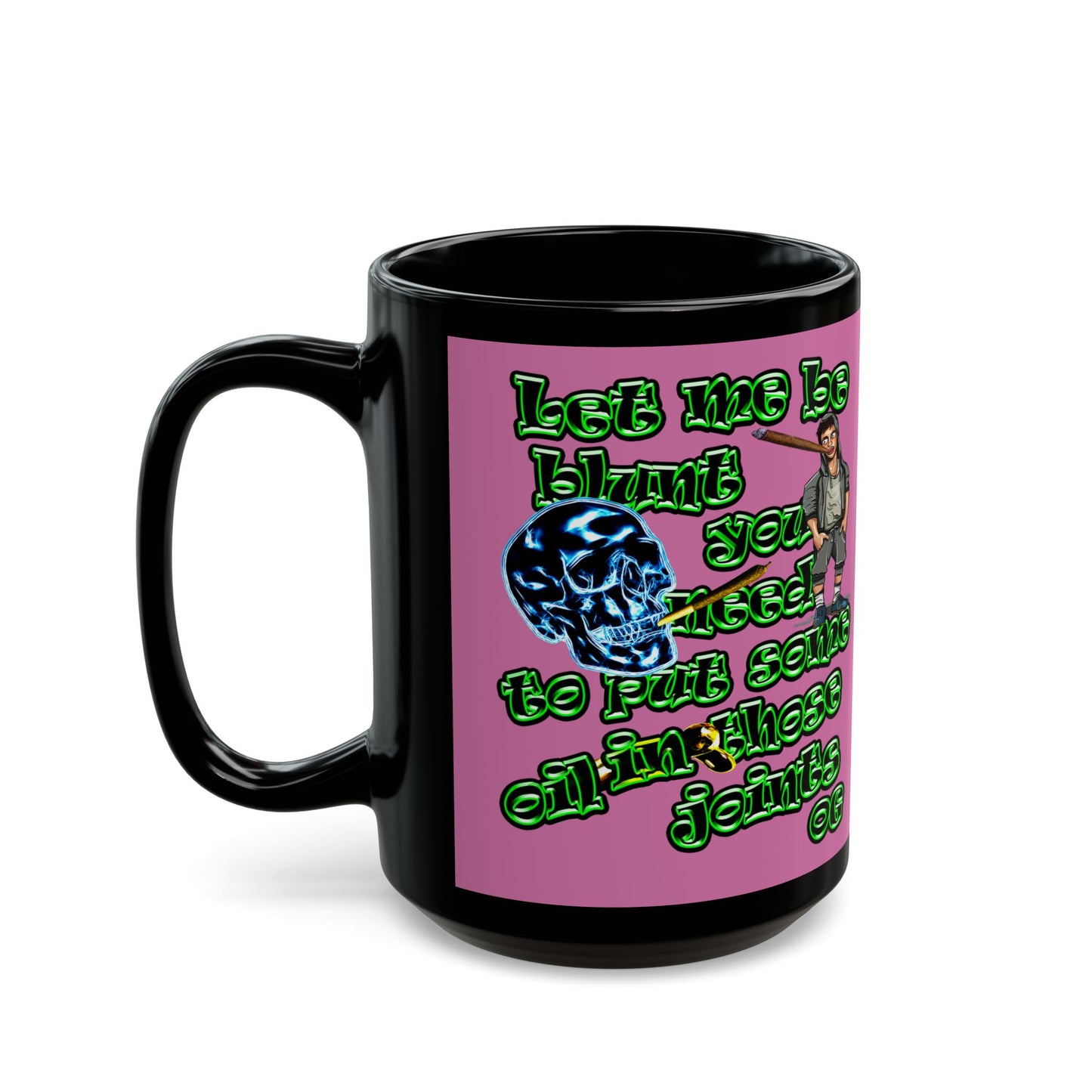 og - Black Mug (light pink)