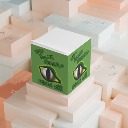 green monster - note cube (green)