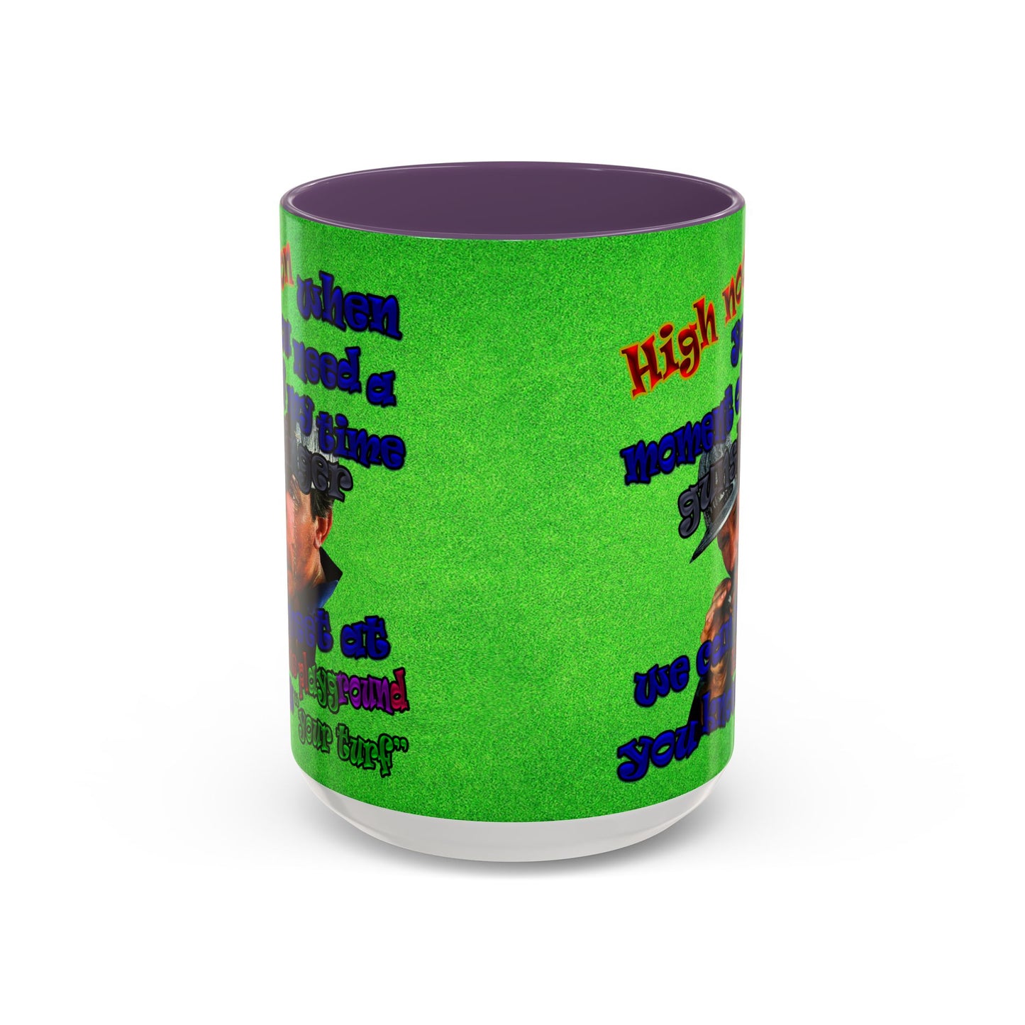 high noon - Accent Mug (green turf)