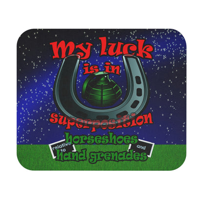my luck - Mouse Pad (Rectangle) ('snoops' background)