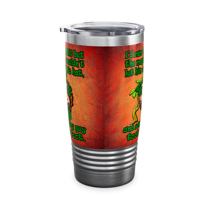 turtle race - Ringneck Tumbler, 20oz (burnt orange)