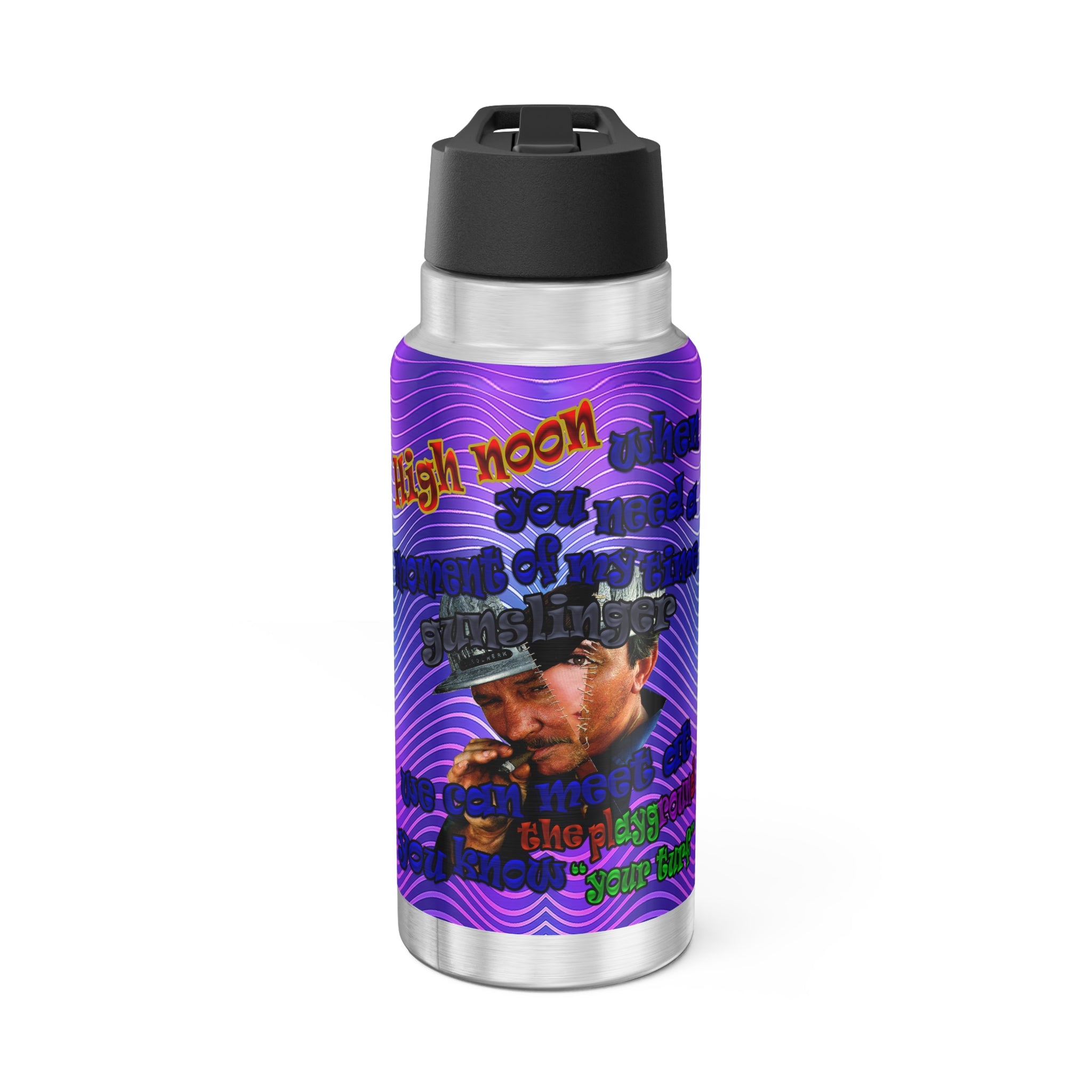 high noon - Gator Tumbler, 32oz  (purple wave)