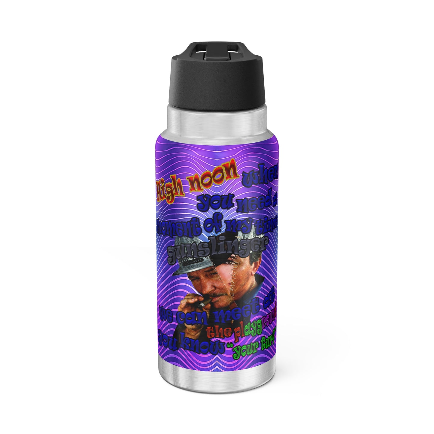 high noon - Gator Tumbler, 32oz  (purple wave)