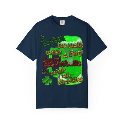 celtics logo - Unisex Garment-Dyed T-shirt