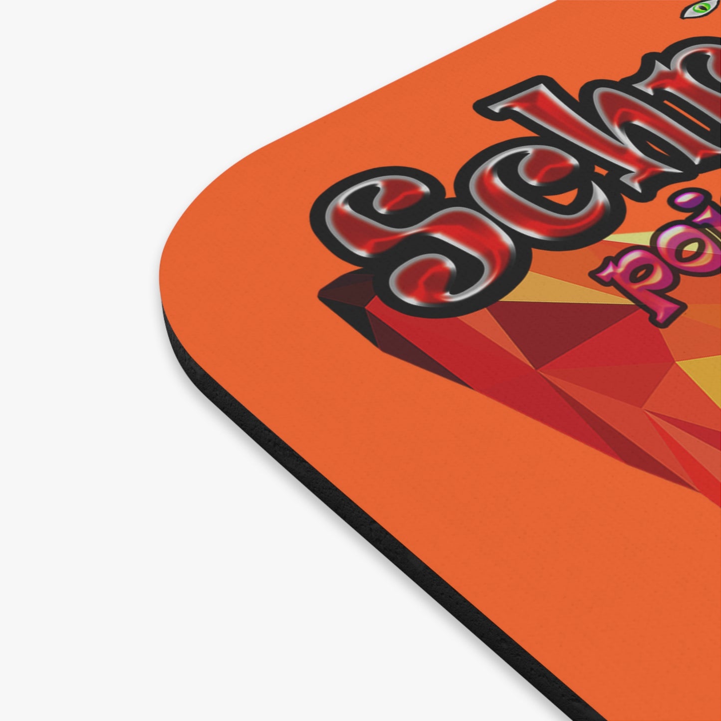 schrodinger's cat - Mouse Pad (Rectangle) (orange)