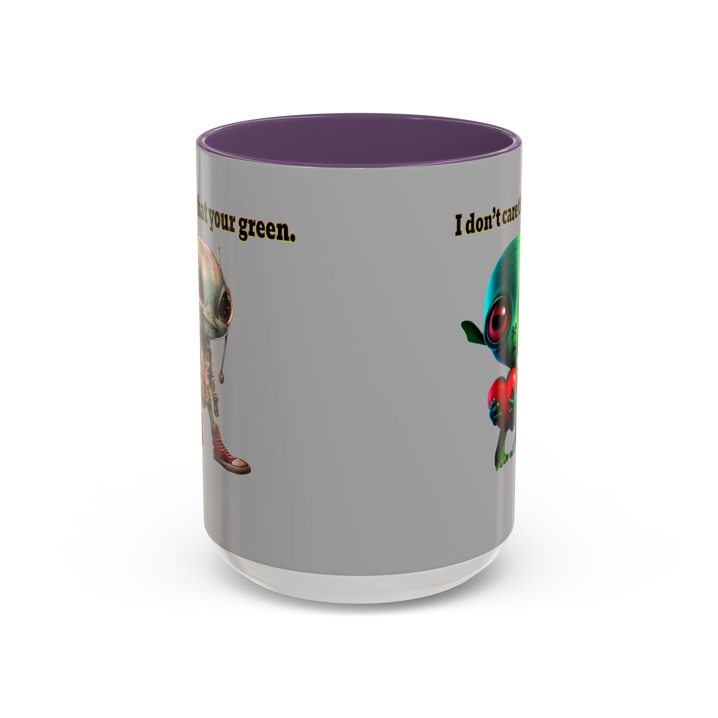 I don't care that your grey - Accent Mug (light grey)