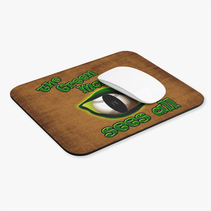 green monster - Mouse Pad (Rectangle) (brown papyrus)