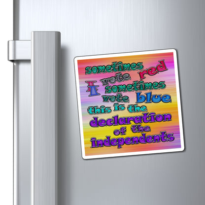 declaration of the independents - Magnets - (color blur)