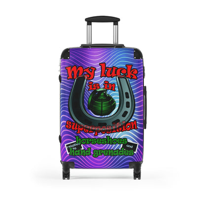 my luck - Suitcase (purple wave)