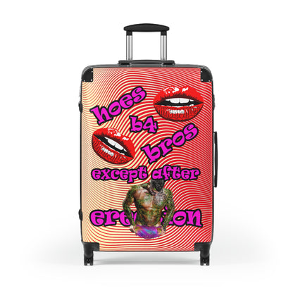 hoes b4 bros - Suitcase (yellow-orange wave)