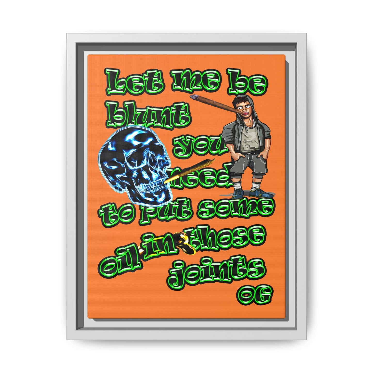 og - framed canvas art (crusta)