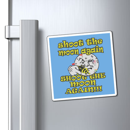 shoot the moon again - Magnets - (light blue)