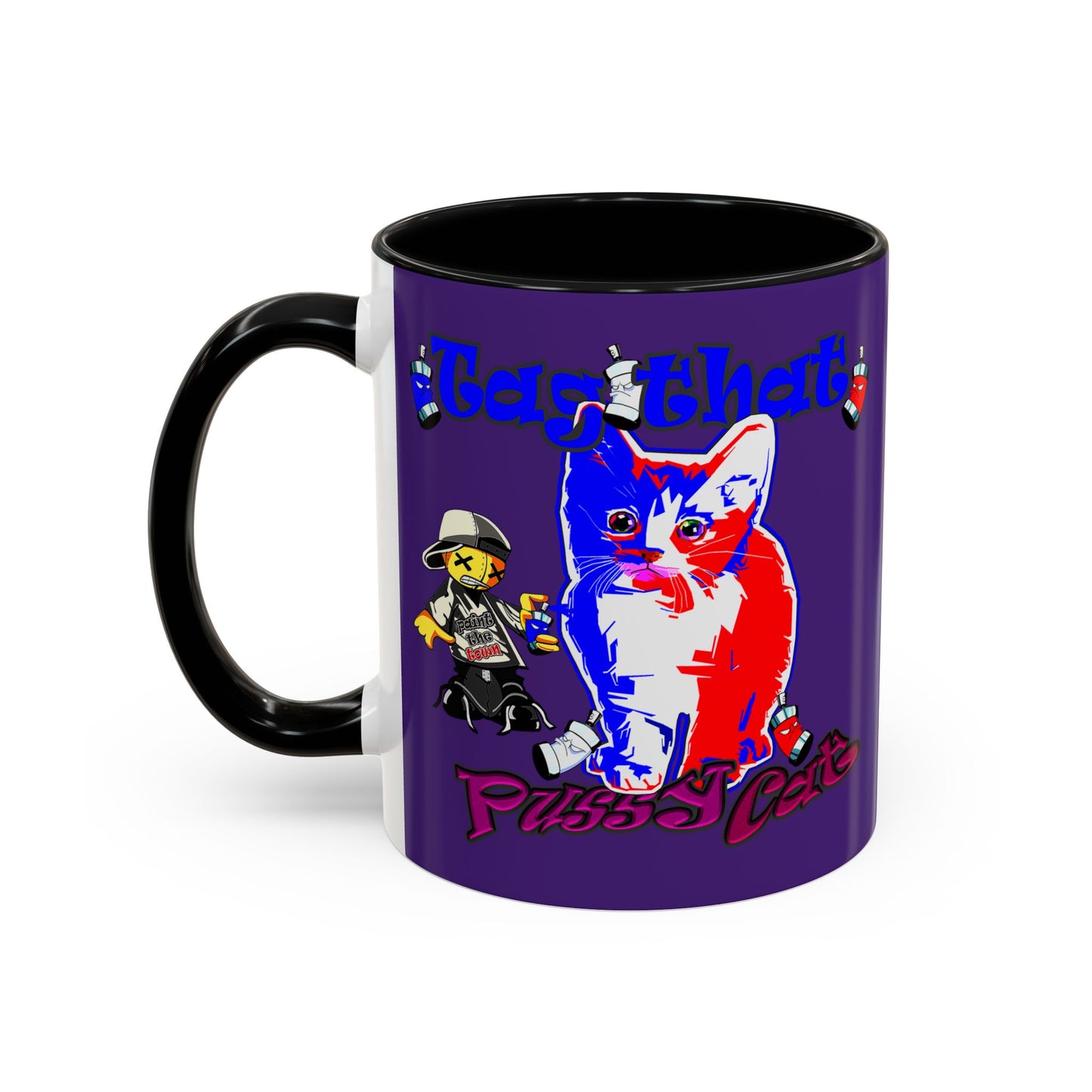 tag that - Accent Mug (purple)