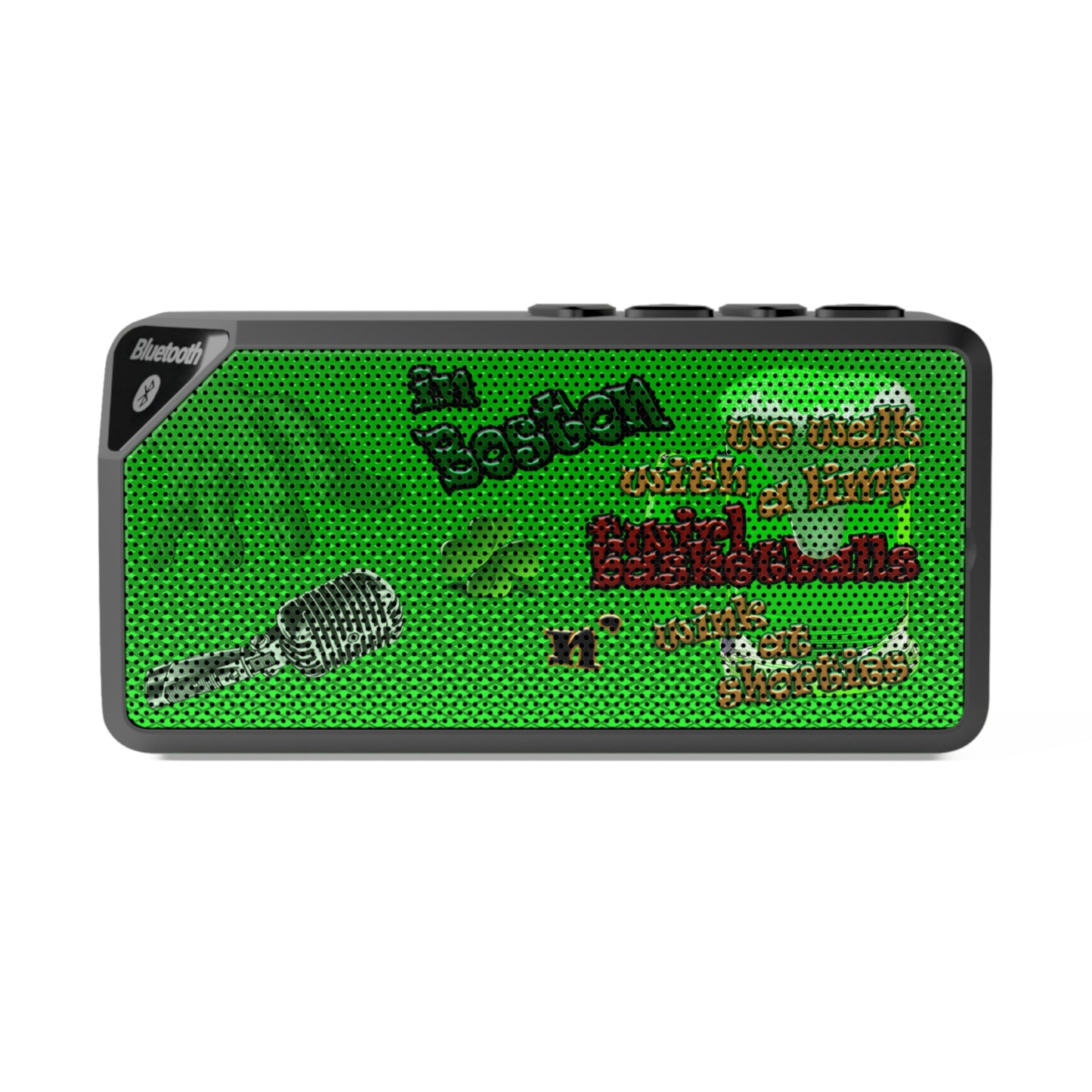 celtics logo - Jabba Bluetooth Speaker (logo green)