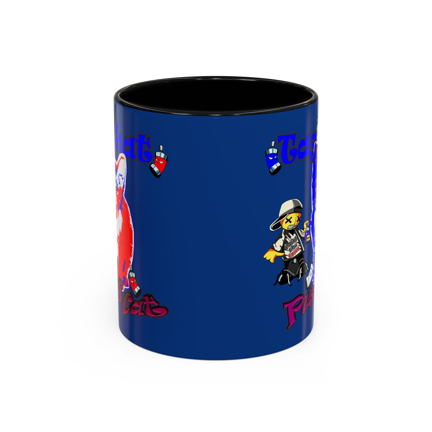 tag that - Accent Mug (dark blue)