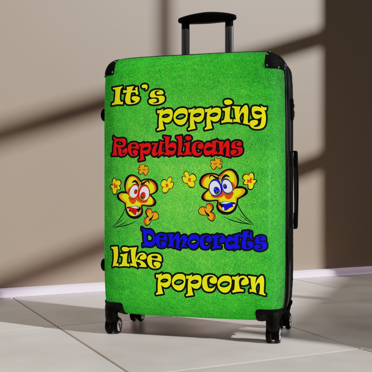 popping like popcorn - Suitcase (green turf)